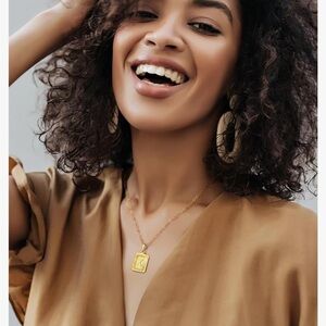 New Monogram Letter Necklace